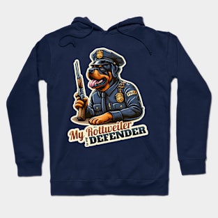 Police Rottweiler Hoodie